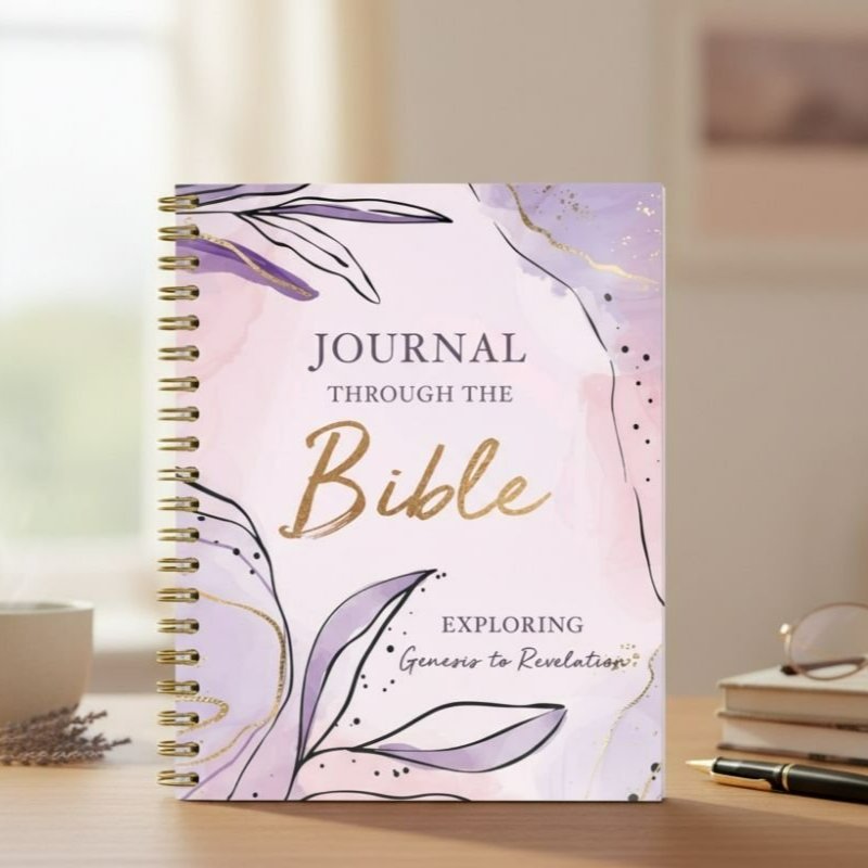 Journal Through the Bible, Spiral-Bound, with Tear-Out Memorization Cards