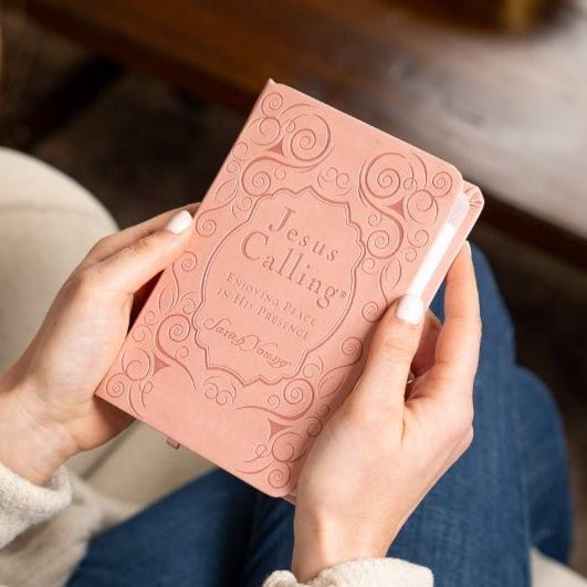 Jesus Calling, Pink Leathersoft