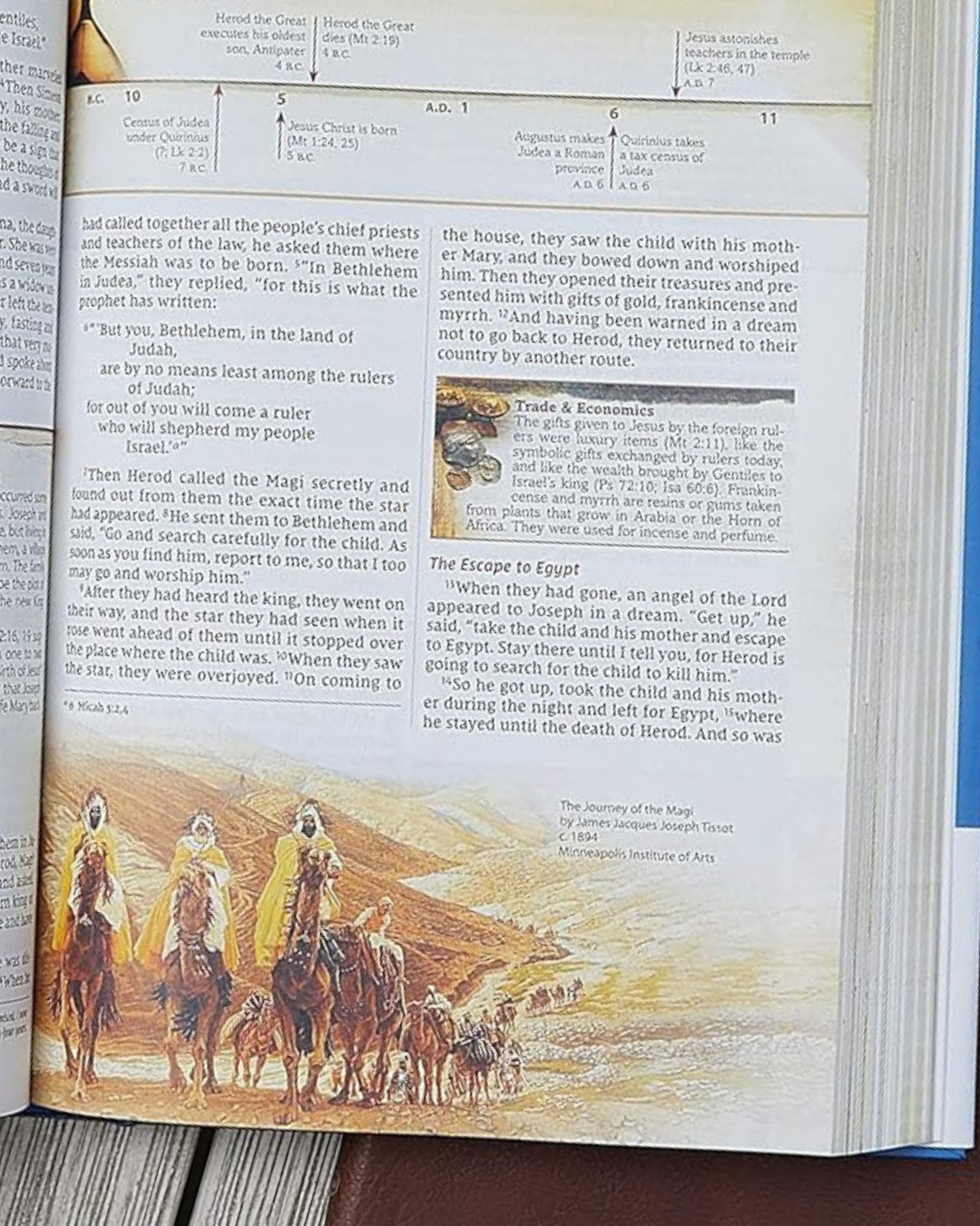 Full-Color Illustrations in the Chronological Study Bible