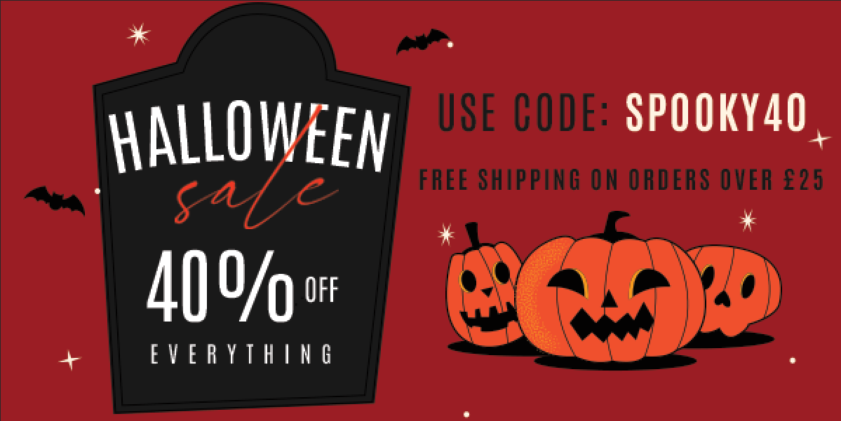 40% off all books with code SPOOKY40 at checkout! 