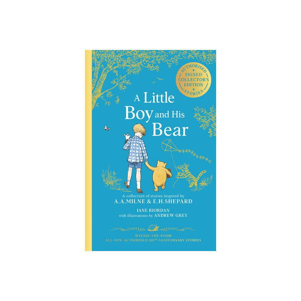 Book - A Little Boy and His Bear (Limited Signed Slipcase Edition) by Jane Riordan, Illustrated by Andrew Grey