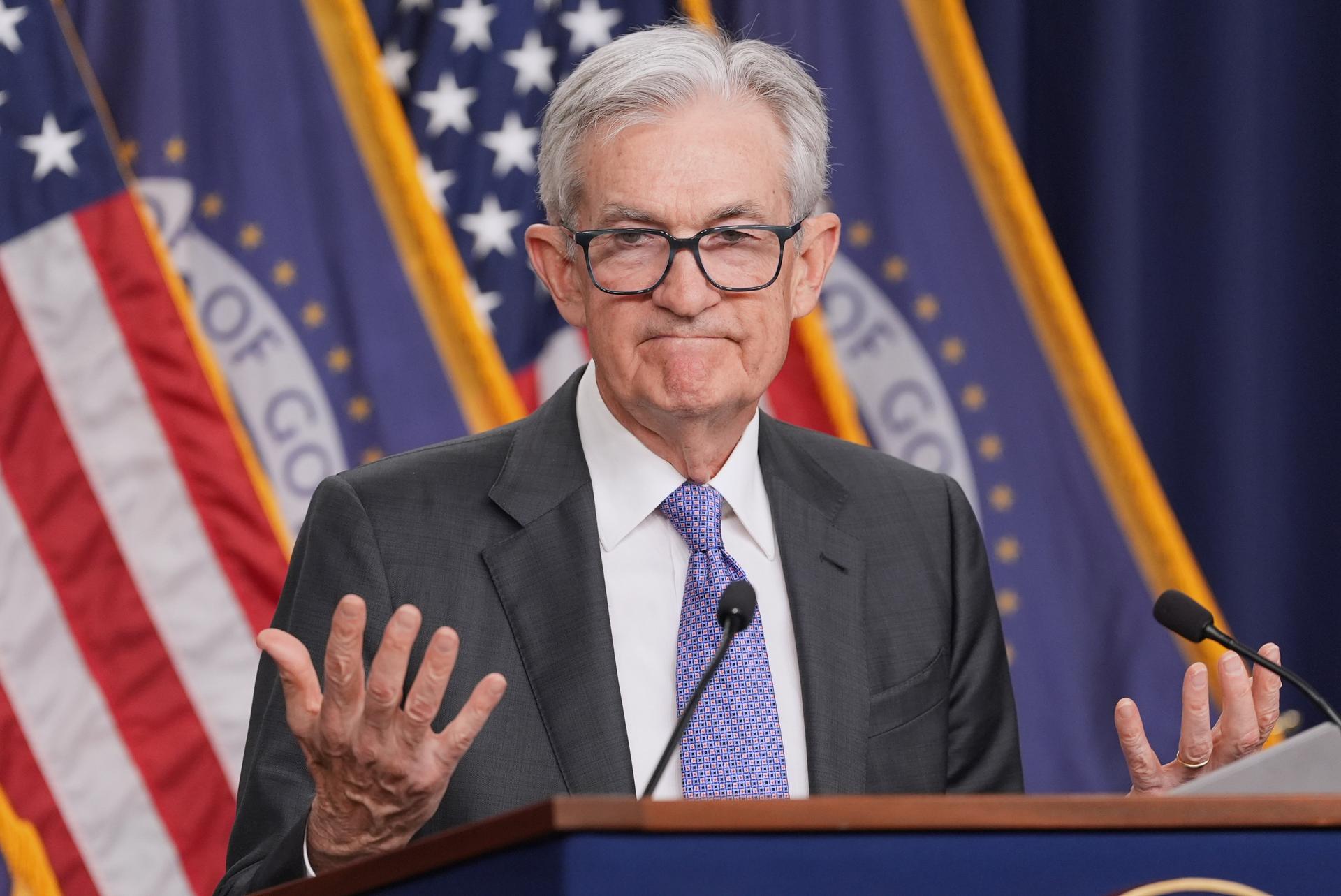 Federal Reserve Chair Jerome Powell speaks at the Federal Reserve in December. (AP Photo/Jacquelyn Martin)