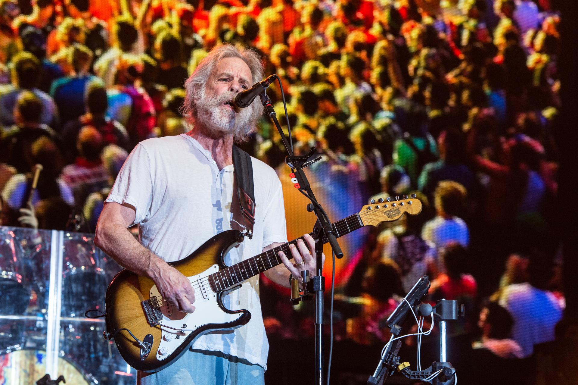 Bob Weir of Dead & Company performs at Bonnaroo Music and Arts Festival in June 2016. (Photo by Amy Harris/Invision/AP)