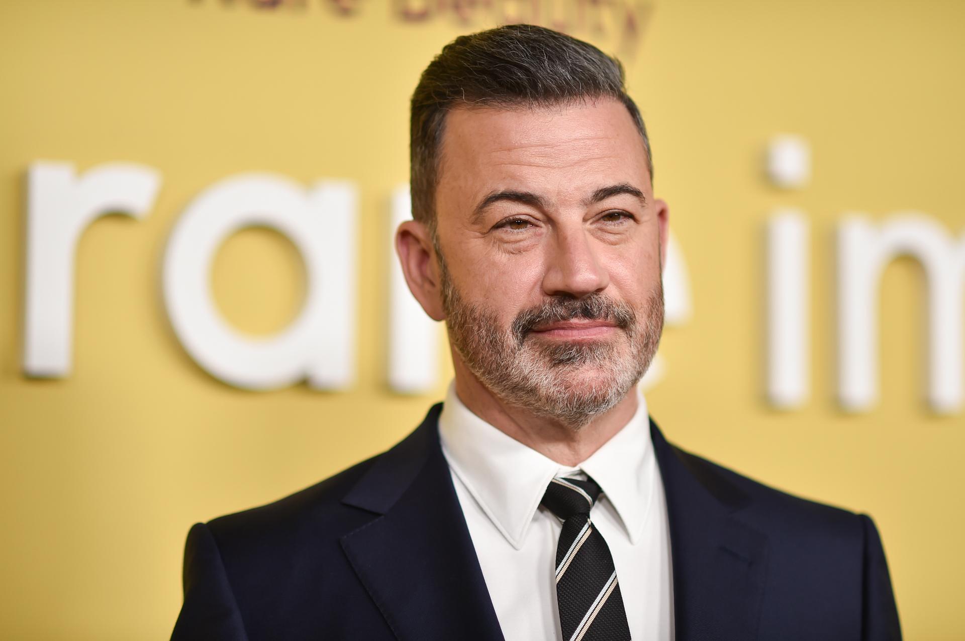 Jimmy Kimmel arrives at the third annual Rare Impact Fund Benefit: A Night of Radiance & Reflection, 2025, at nya studios WEST in Los Angeles.
