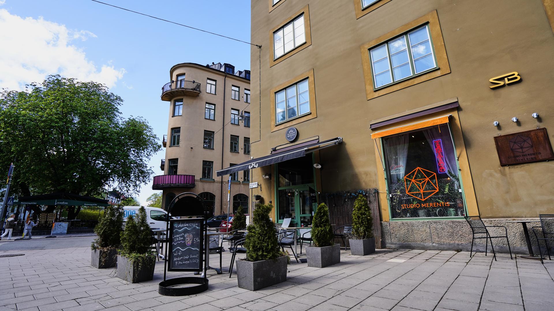 The Andon Café in Stockholm, Sweden on May 5.