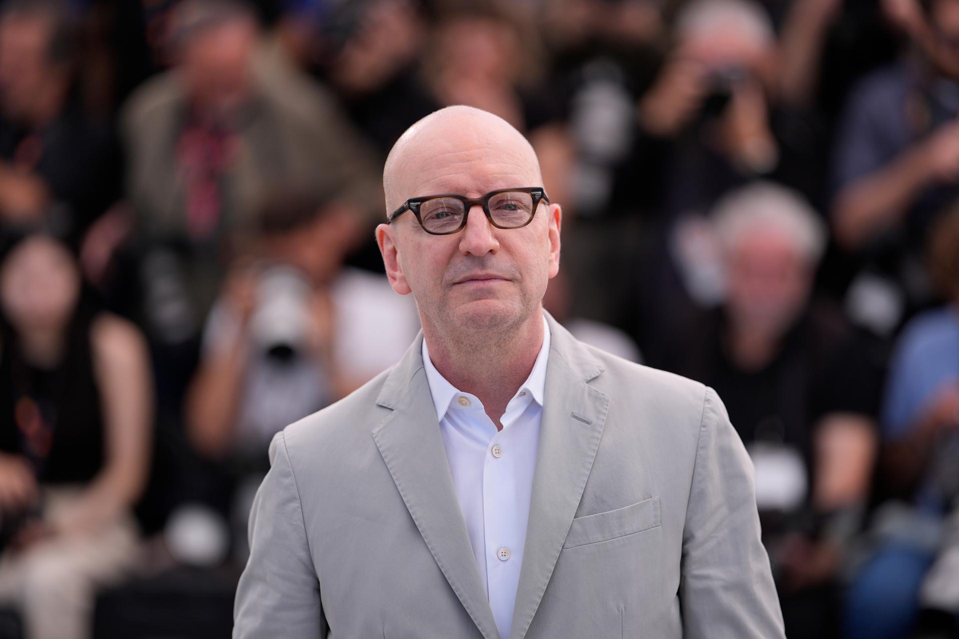 Director Steven Soderbergh poses for photographers during the 79th international film festival, Cannes, southern France, on Saturday. (AP Photo/John Locher)