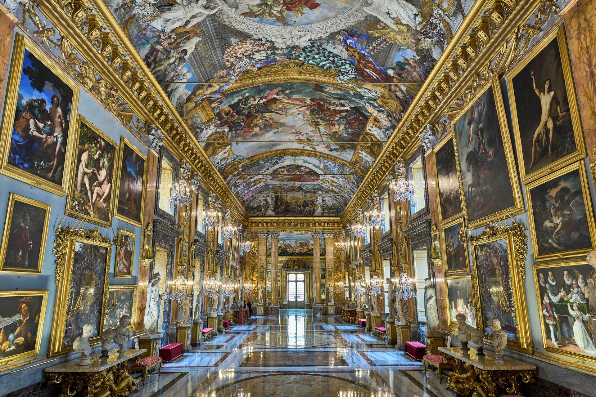 A view of the Galleria Colonna at Rome's Palazzo Colonna, or the Colonna Palace, on Nov. 7. (AP Photo/Domenico Stinellis)