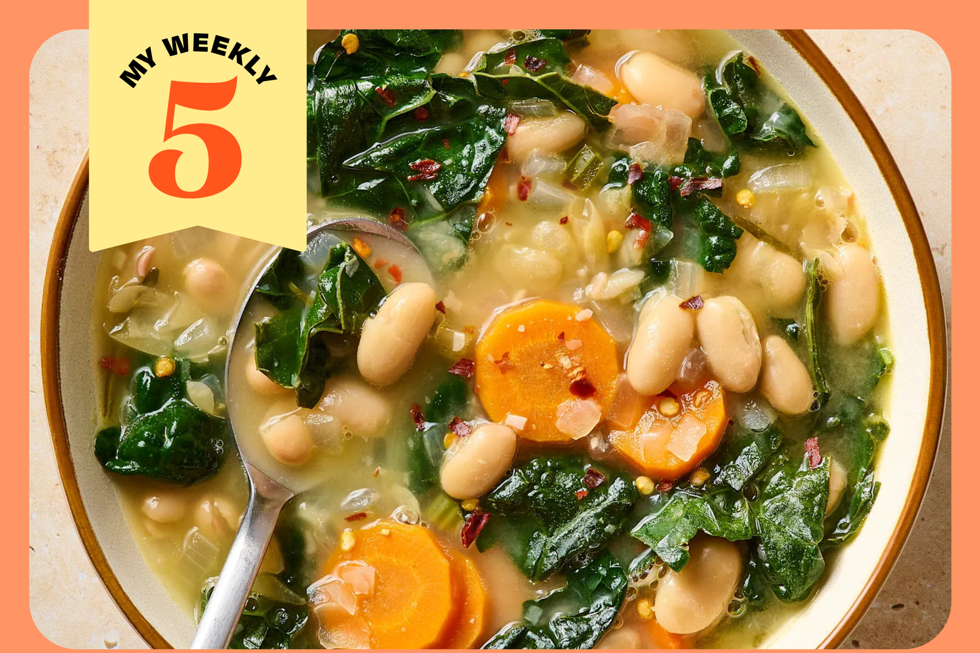 Lemony Tuscan White Bean and Kale Soup