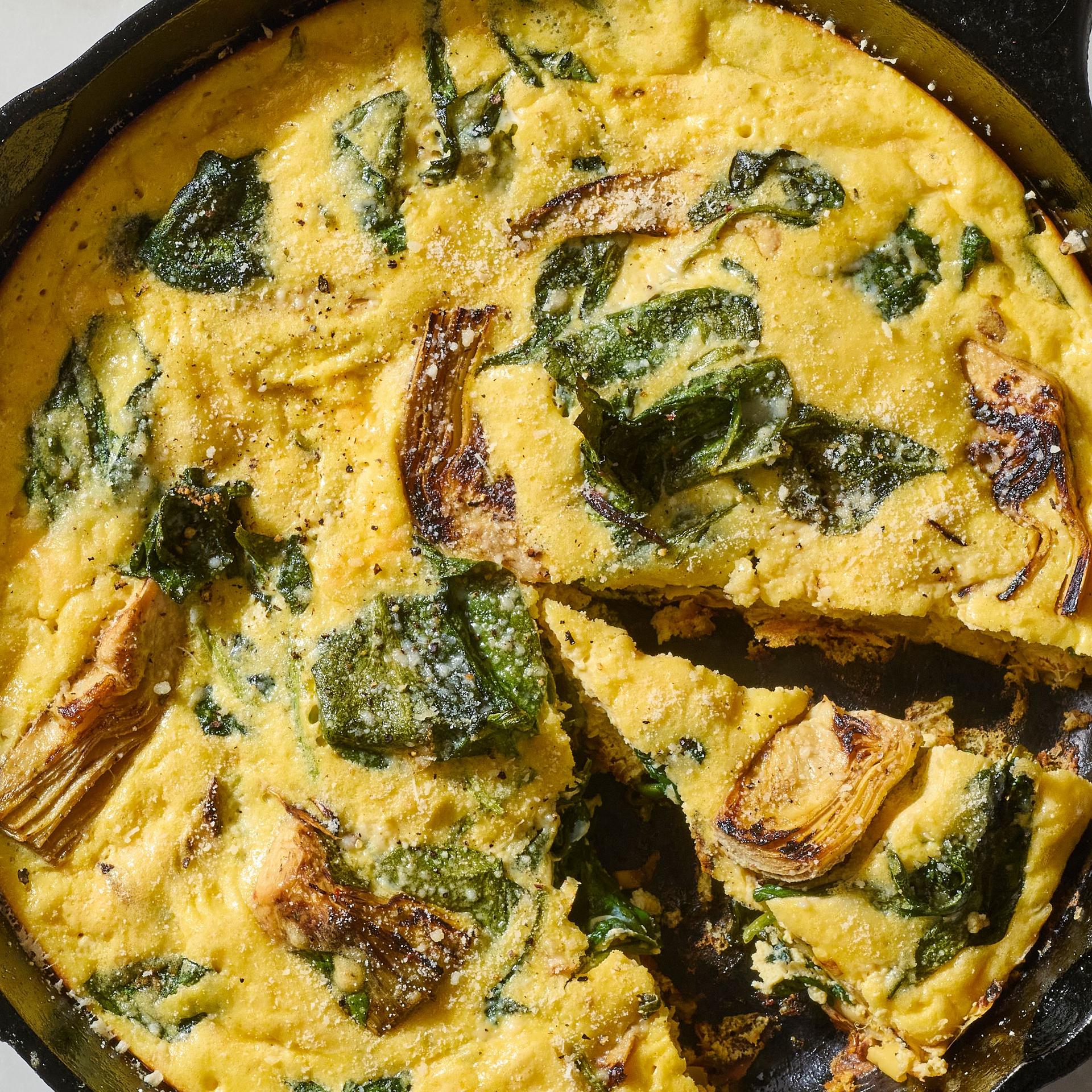 Spinach Artichoke Frittata