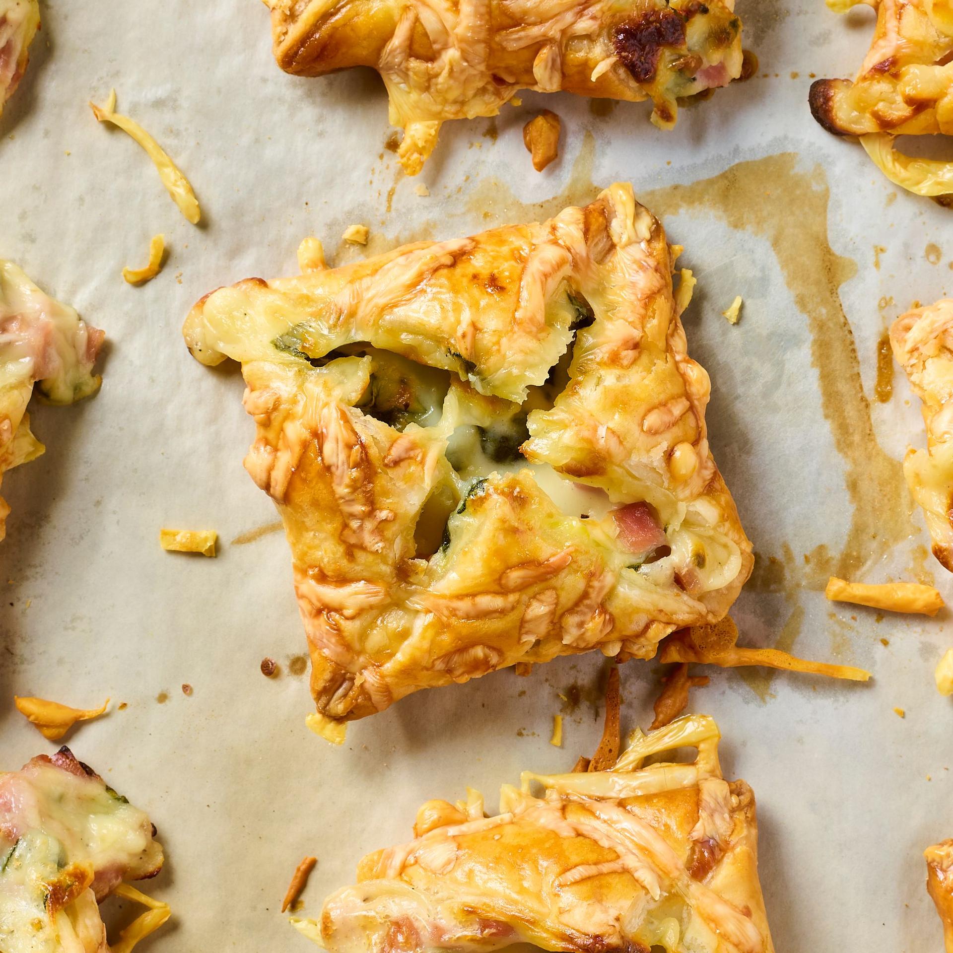 Ham and Cheese Pastry Pockets