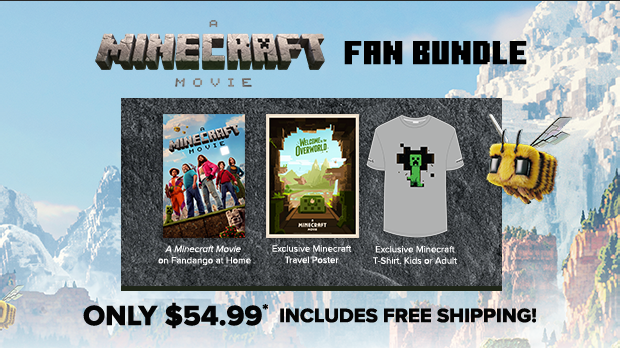A MINECRAFT MOVIE FAN BUNDLE
