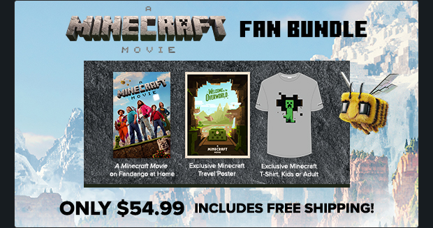 A MINECRAFT MOVIE FAN BUNDLE