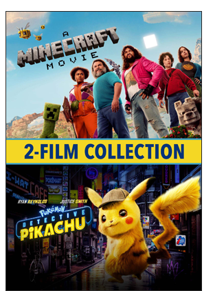 A MINECRAFT MOVIE/DETECTIVE PIKACHU 2-FILM COLLECTION