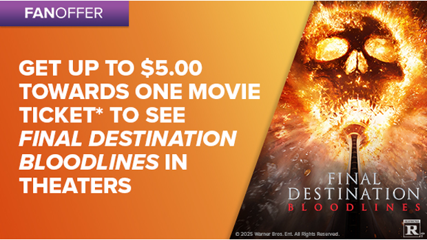 GET UP TO $5.00 TOWARDS ONE MOVIE TICKET*