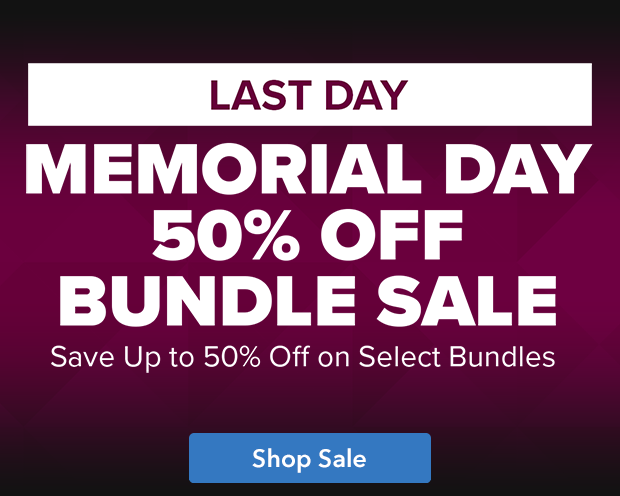 LAST DAY: MEMORIAL DAY 50% OFF BUNDLE SALE