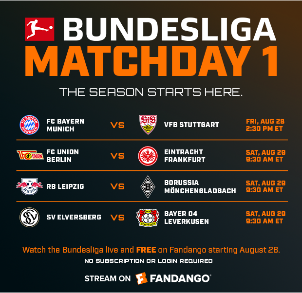 BUNDESLIGA MATCHDAY 1