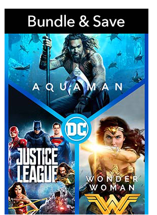 AQUAMAN/JUSTICE LEAGUE/WONDER WOMAN BUNDLE
