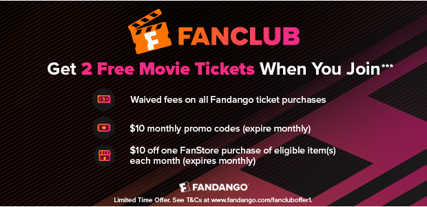 GET 2 FREE MOVIE TICKETS WHEN YOU JOIN***