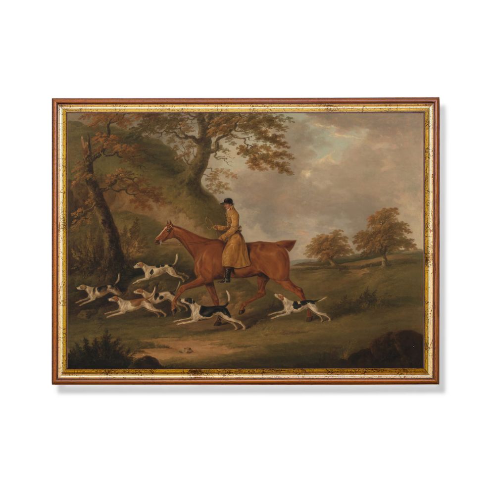 Vintage Horse and Hound print:, Etsy        From $33.83