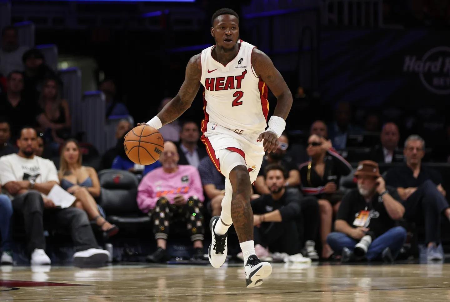 NBA player Terry Rozier on the court.