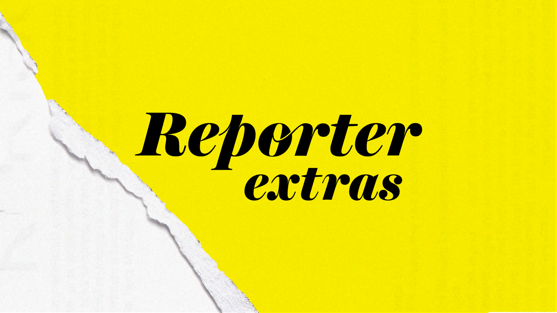 Reporter extras