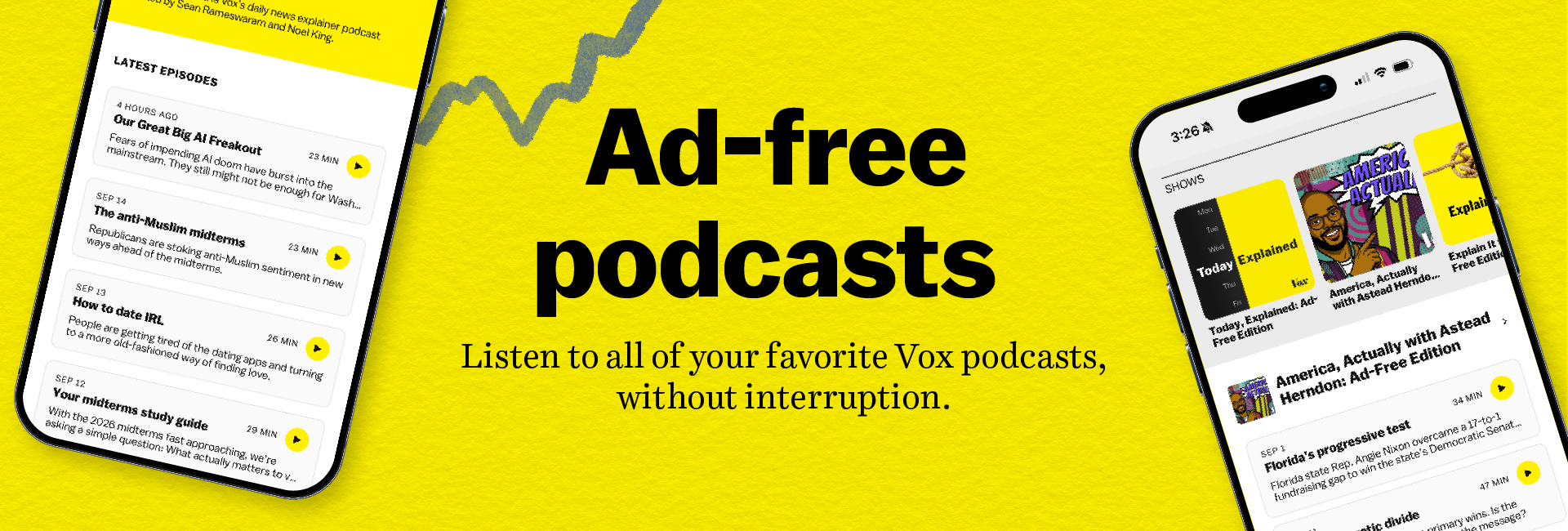 Ad-free podcasts