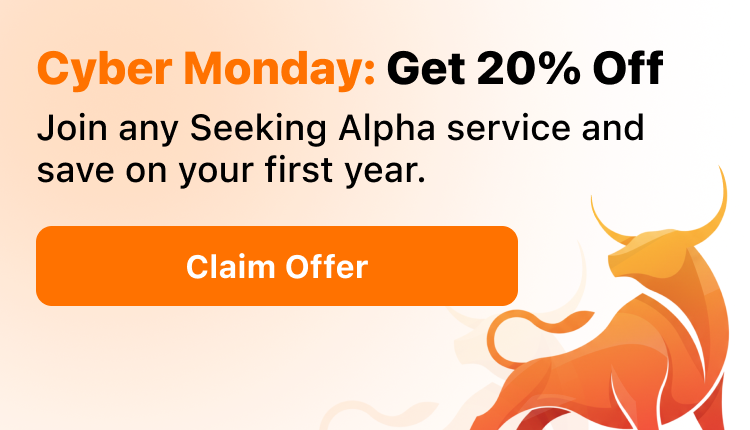 Black Friday Sale: 20% off any Seeking Alpha service
