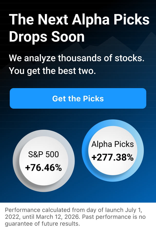 The next Alpha Pick drops soon