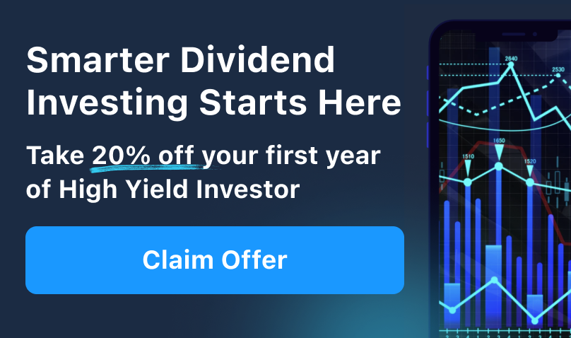 Take 20% off your first year of High Yield Investor