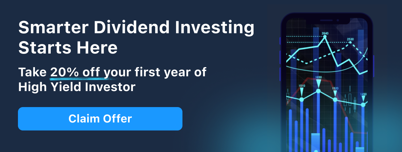 Take 20% off your first year of High Yield Investor