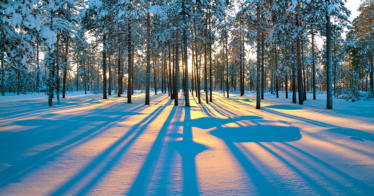 Nature image of sunset and rocks