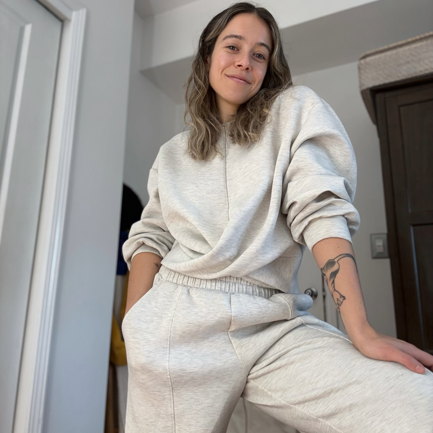 PS Shopping Director Sarah Wasilak Wearing Old Navy's Fleece Bounce Collection