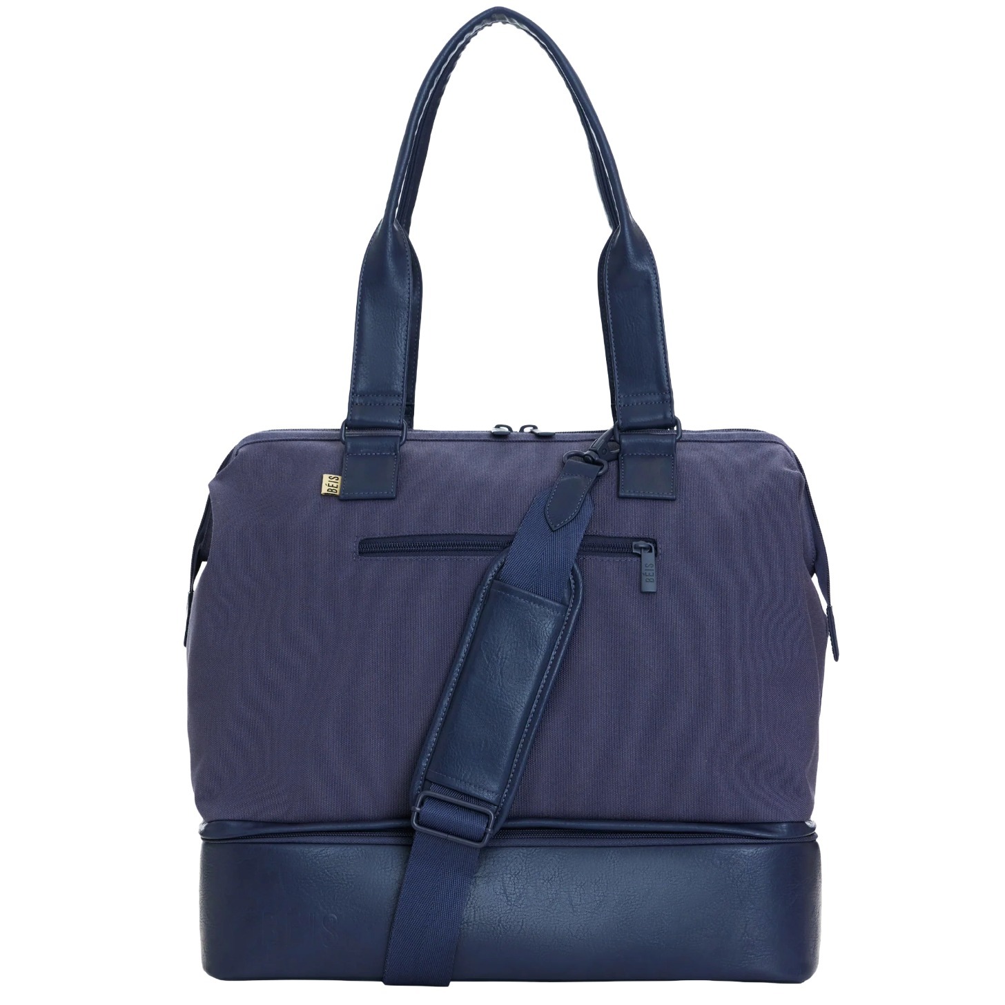 Beis Convertible Mini Weekender Bag in Blue