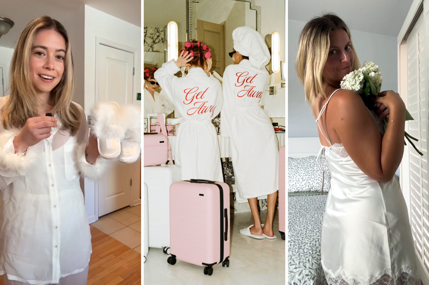 Images of PS Editors Wearing Skims Bridal Collection and Away Luggage Bridal Collection