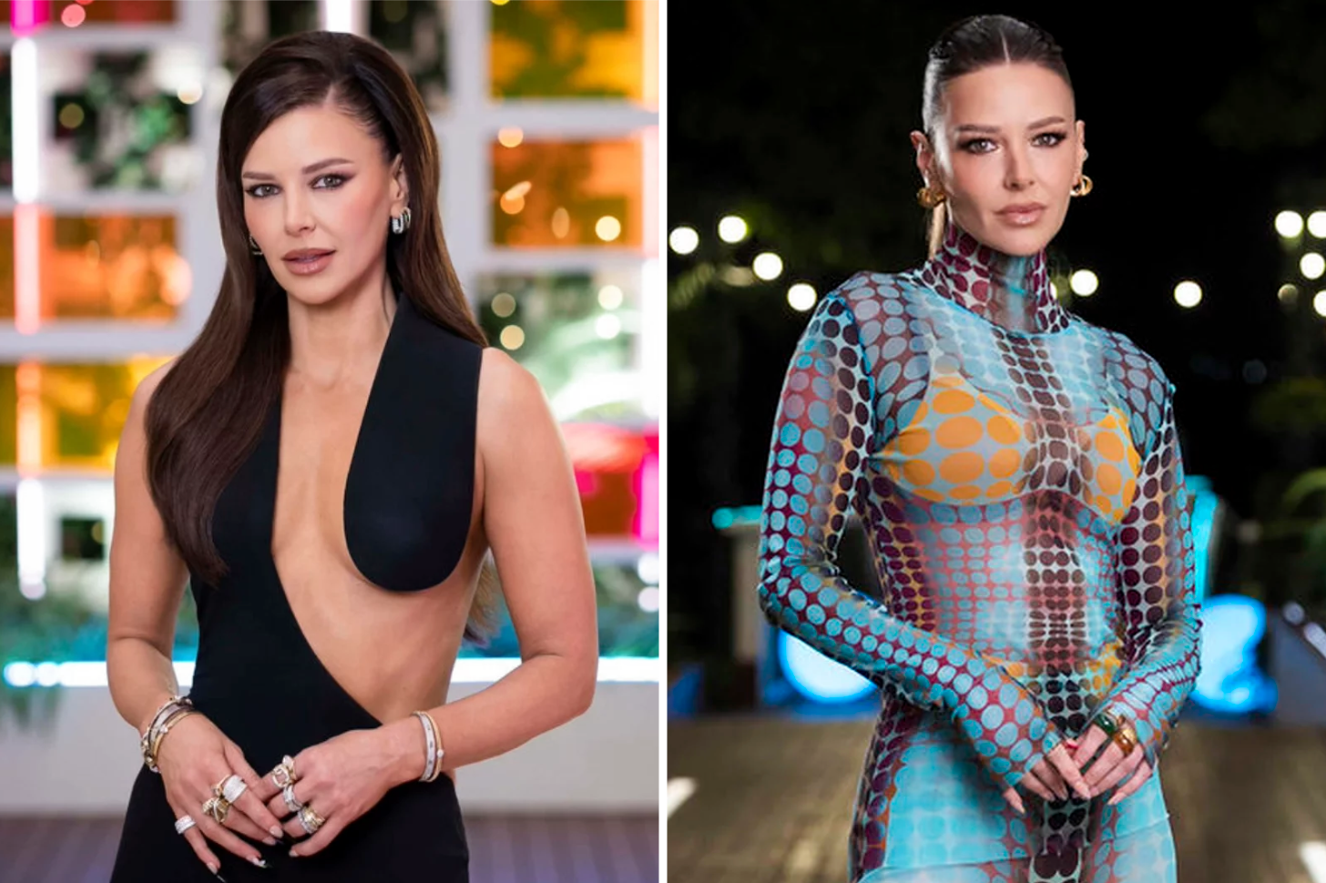 Two Photos of Ariana Madix Hosting 