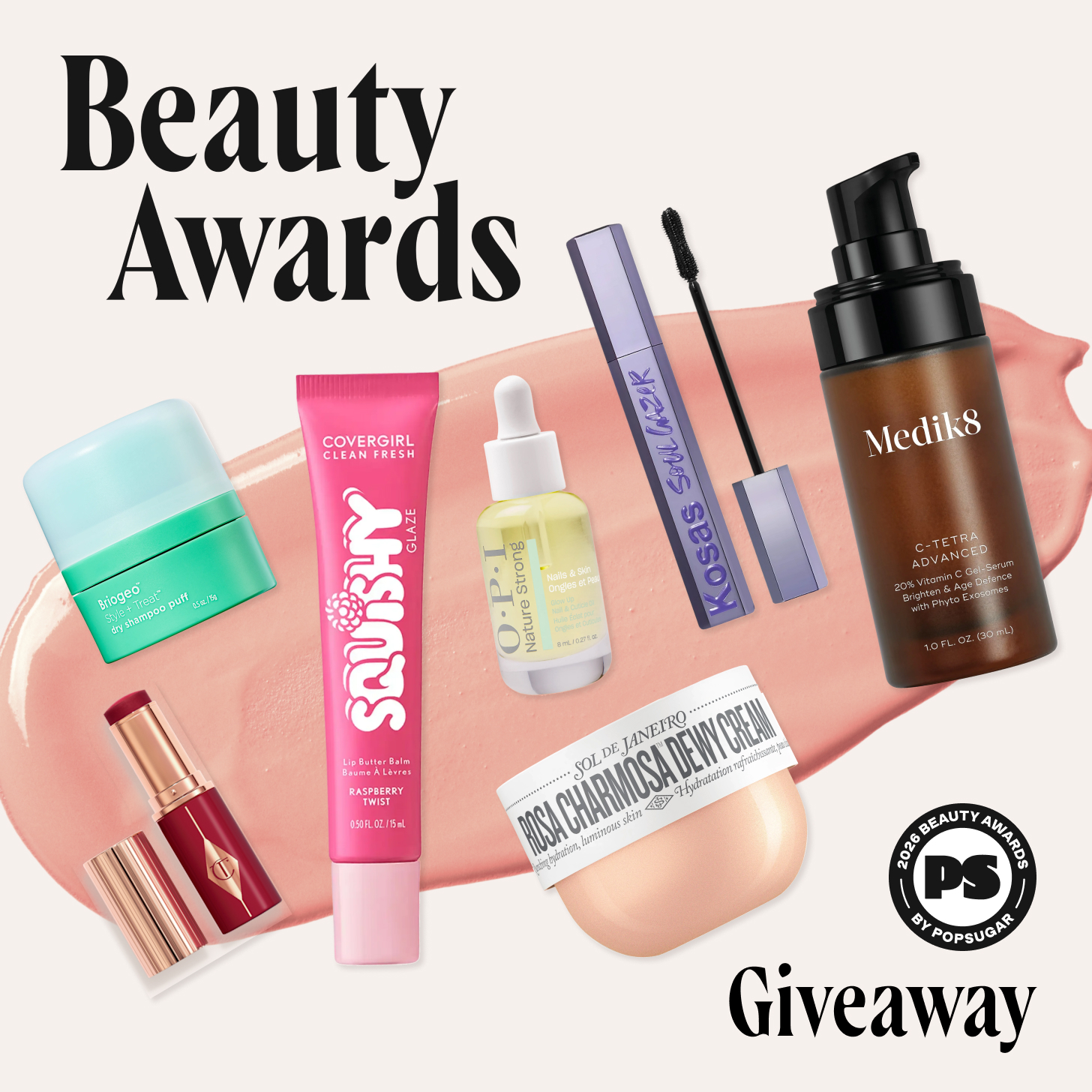 Popsugar Beauty Awards Giveaway