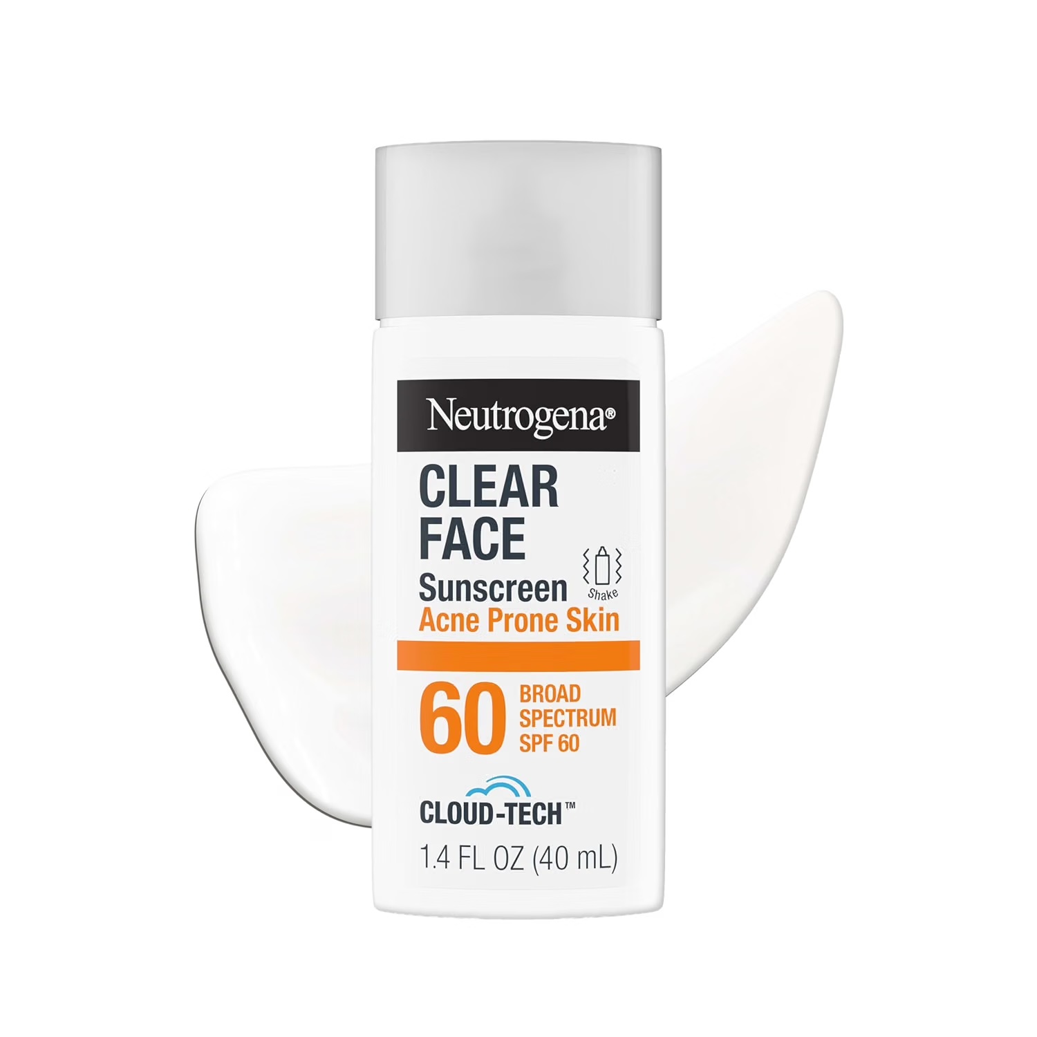 Neutrogena Clear Face Sunscreen Acne-Prone Skin Broad Spectrum SPF 60