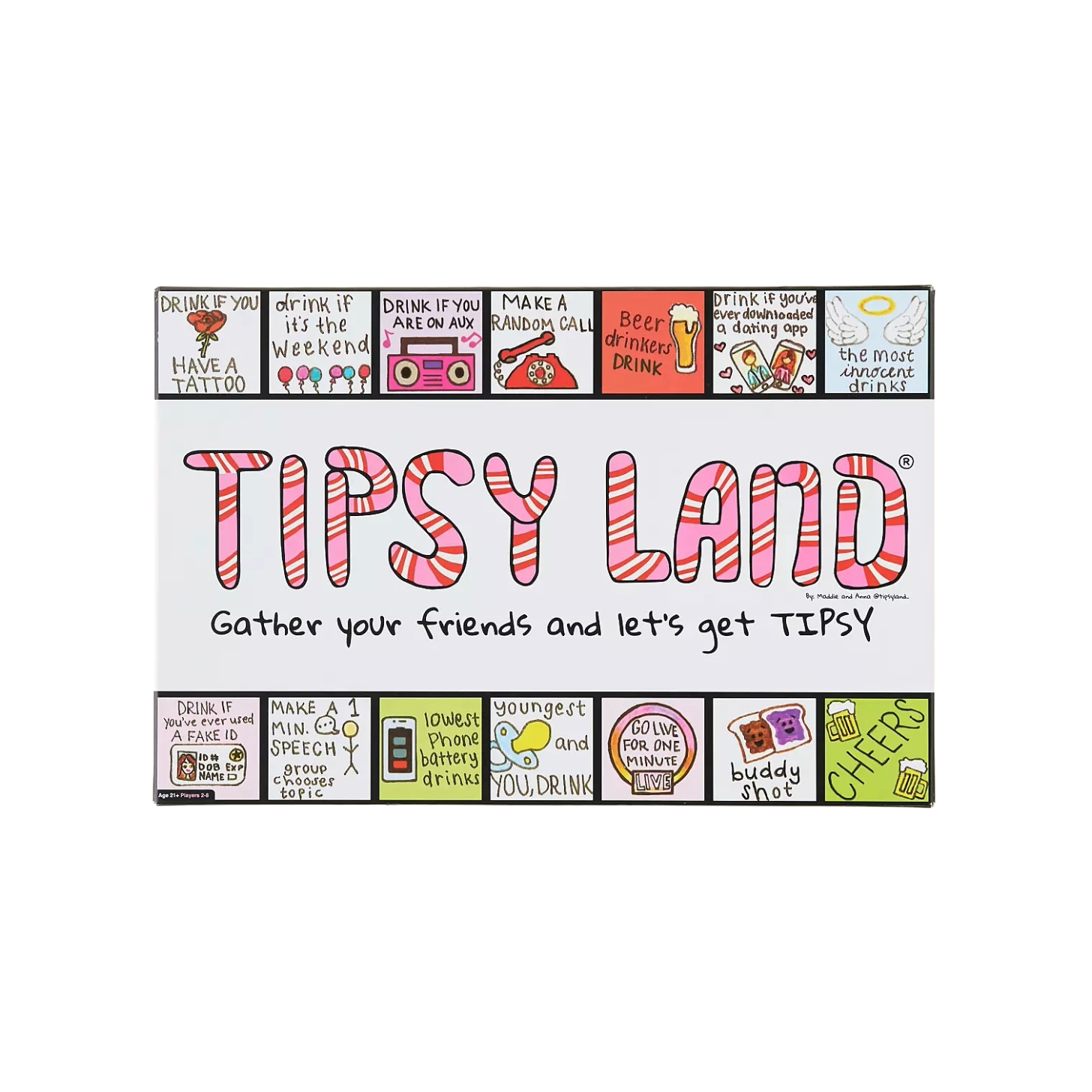 Tipsy Land Party Board Game