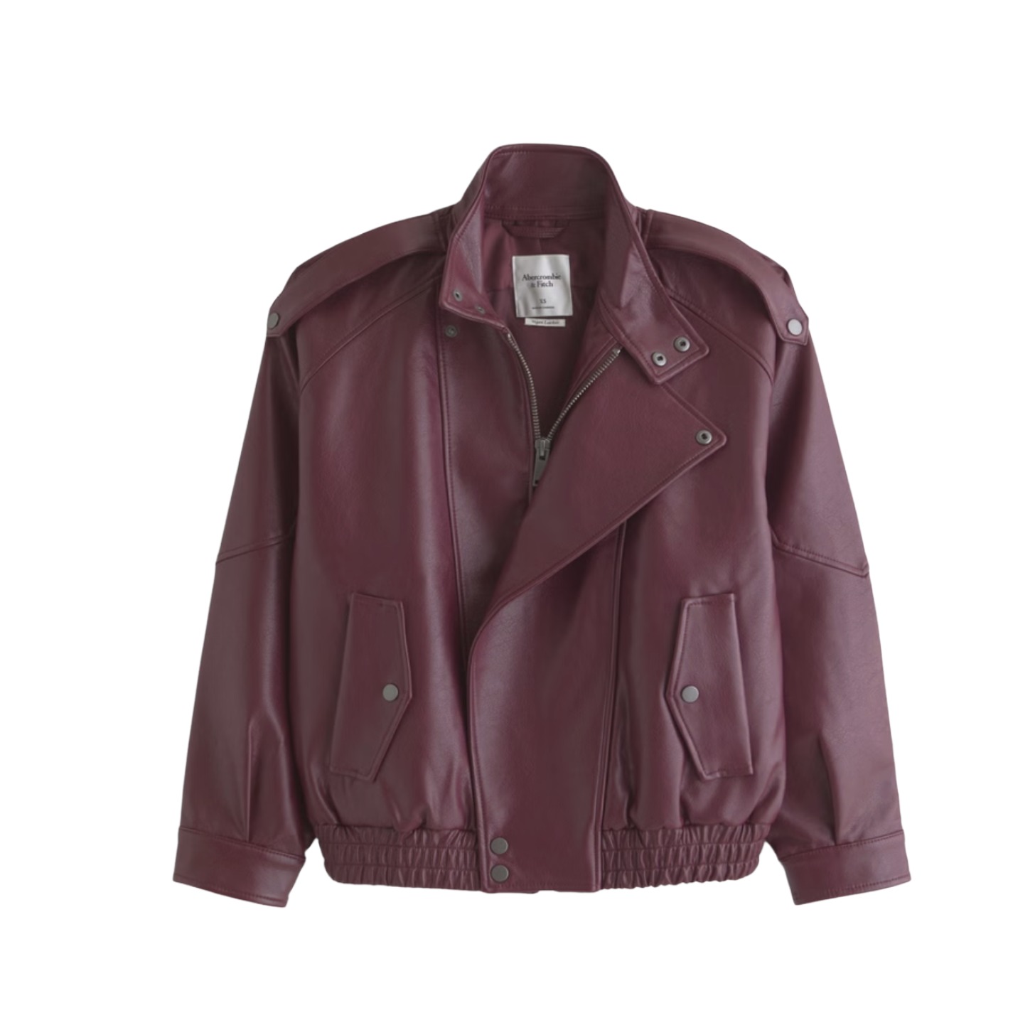 Brown leather jacket