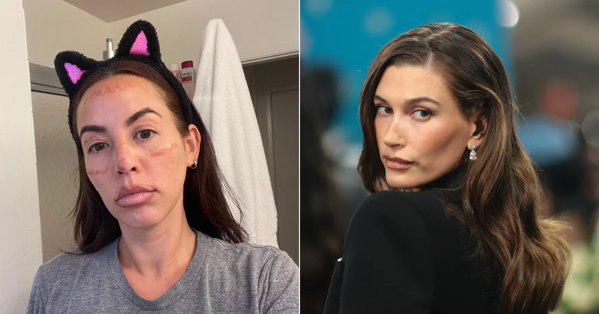 hailey bieber contour hack