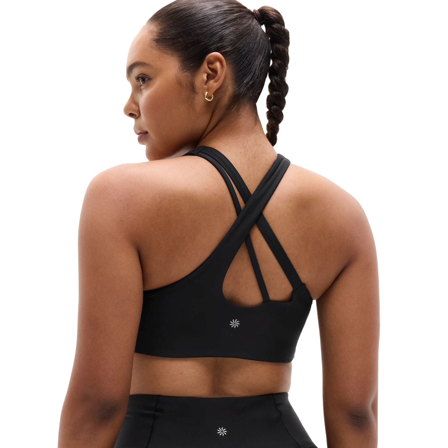 Athleta Circuit Train Sports Bra Black