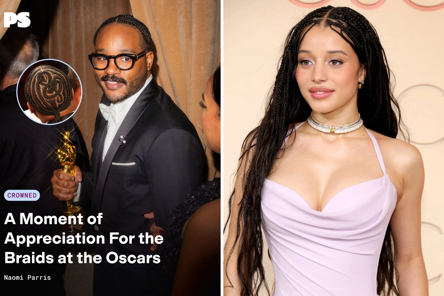 Side-by-side collage of Fwee lip gloss and First Aid Beauty's face pads.