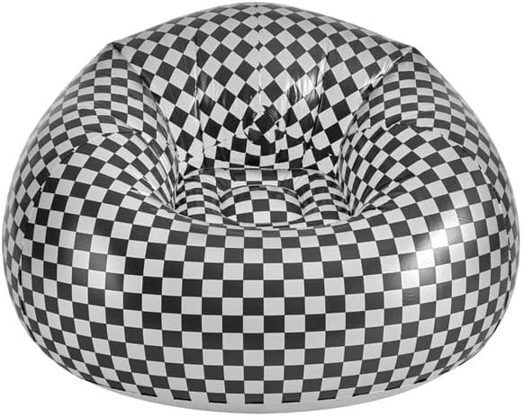 Inflatable checkered chair