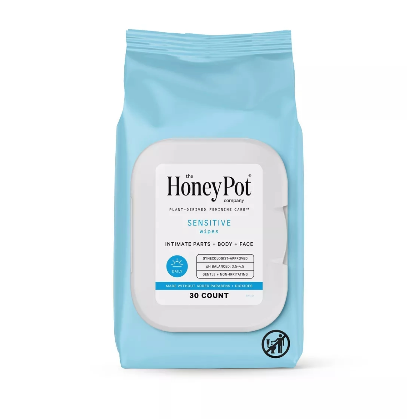 The Honey Pot Company, Sensitive Daily Feminine Wipes