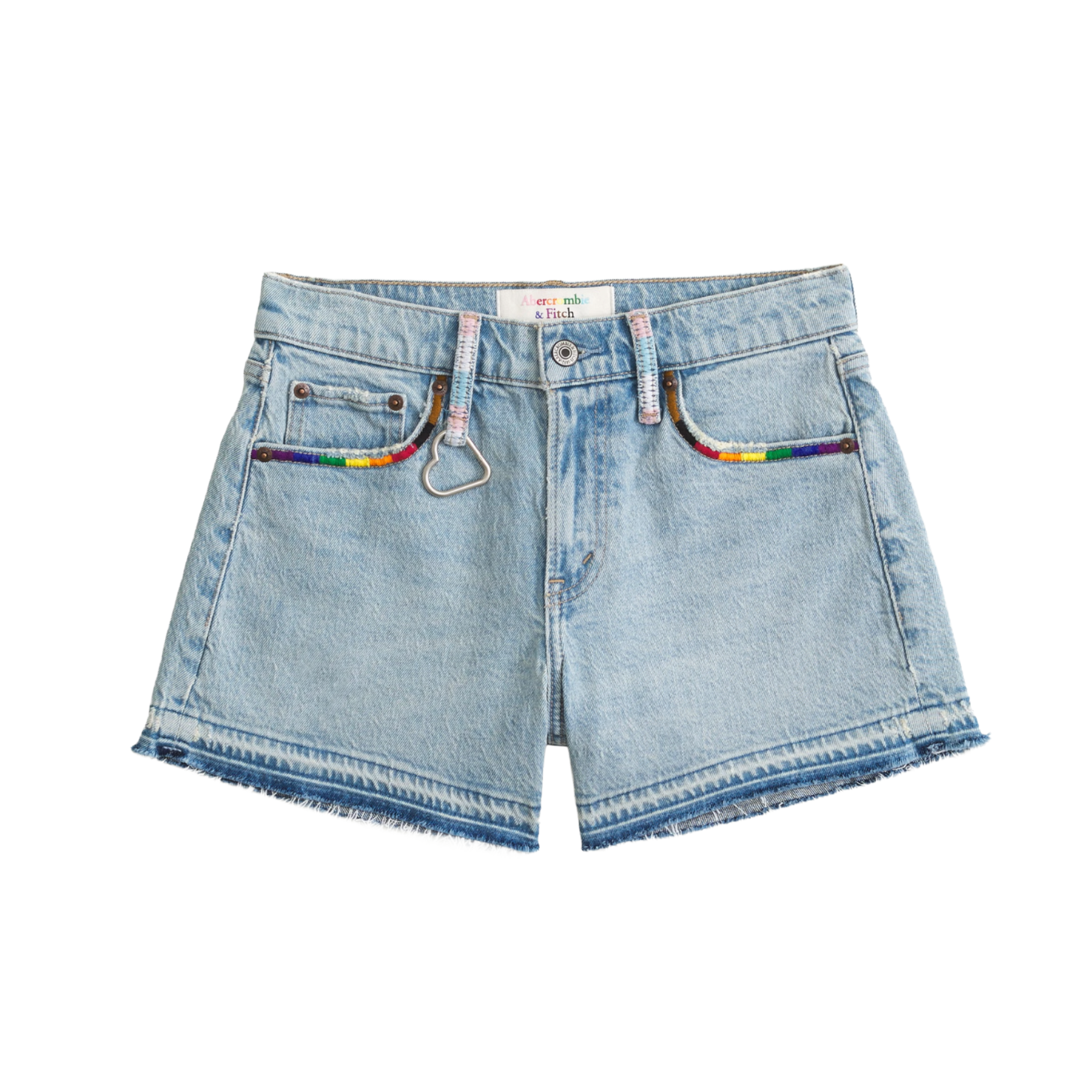 Abercrombie Pride Mid Rise A-Line Denim Short