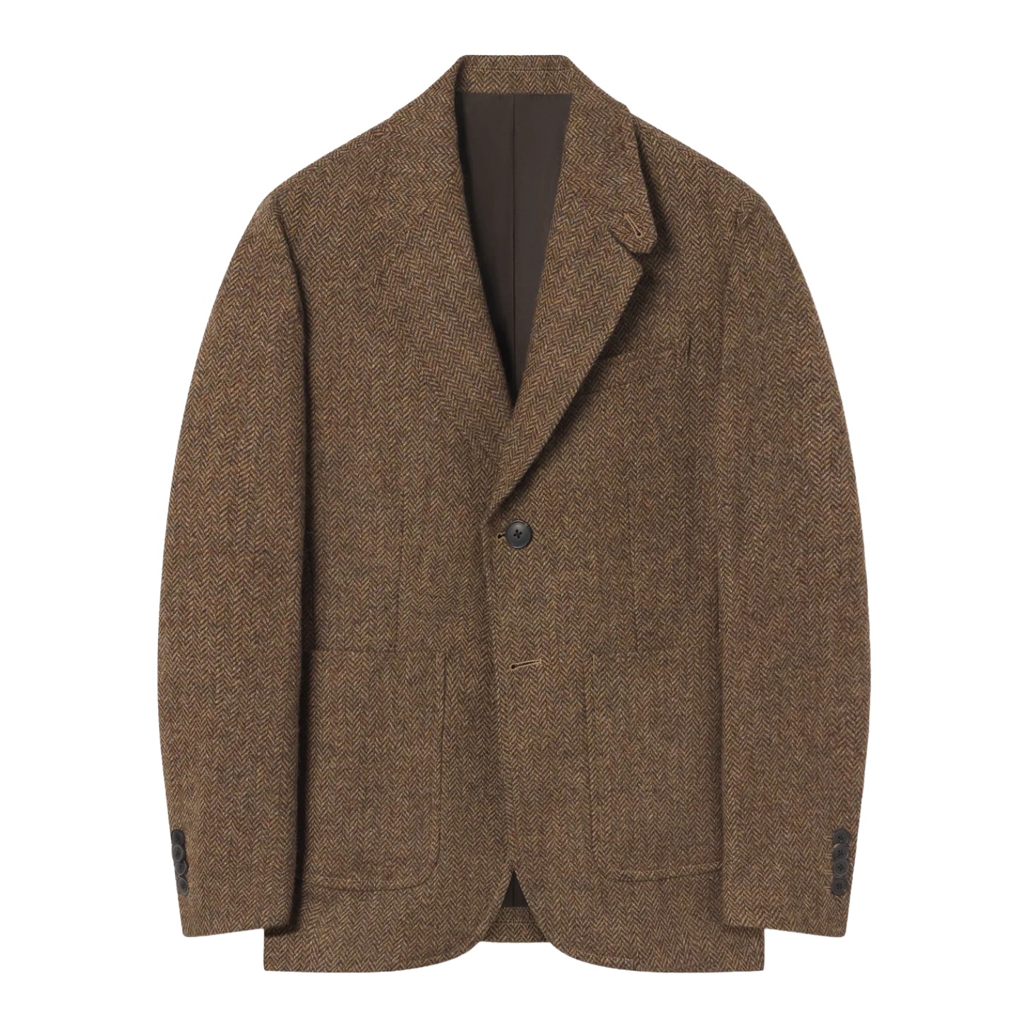 Striped brown blazer