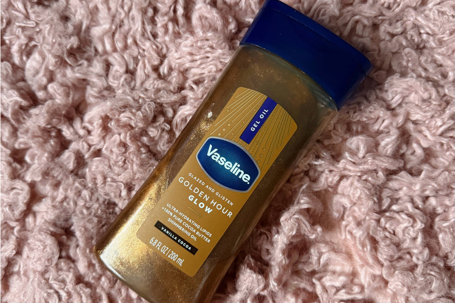 A photo of Vaseline's Glazed and Glisten Golden Hour Glow