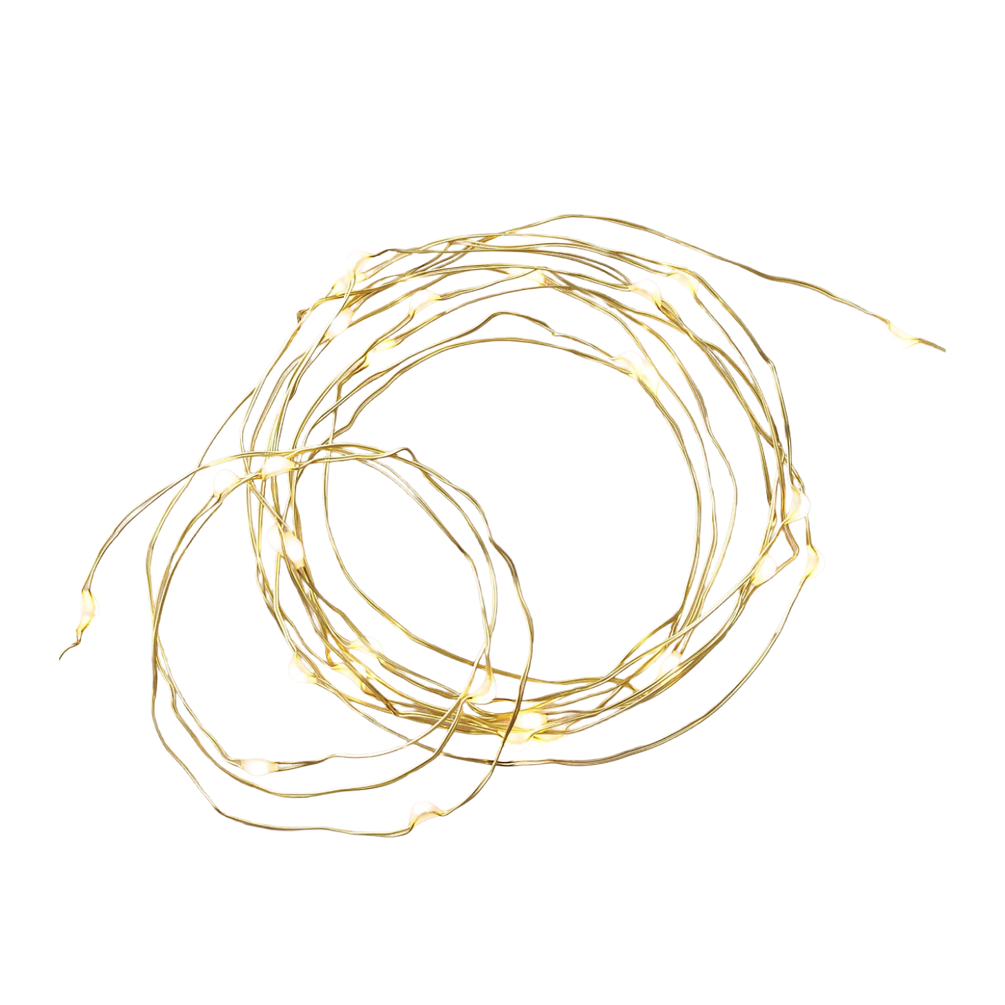 Crate & Barrel Twinkle Gold 10' Outdoor String Lights