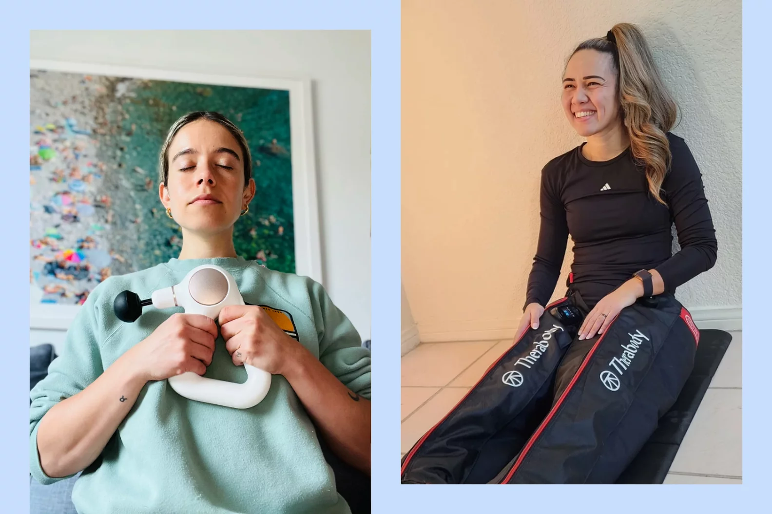 Popsugar Editors Using Therabody Fitness Products