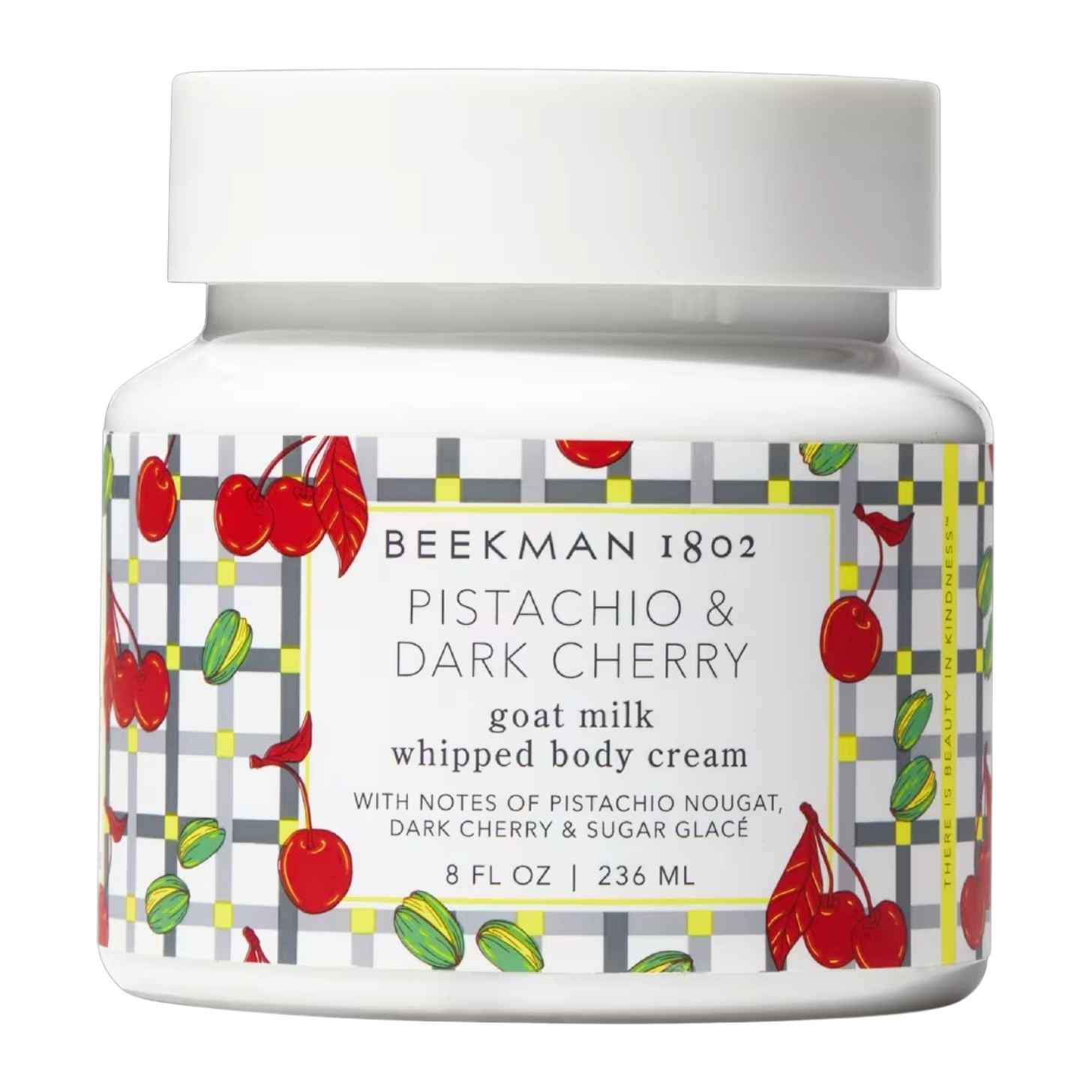 Beekman 1802 Goat Milk Whipped Body Cream in Pistachio & Dark Cherry